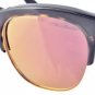 Sunglasses Wildfox Clubfox Deluxe Tortoise Unisex Tortoise Square Red Mirrored