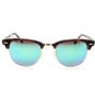 New Original Sunglasses Ray Ban Clubmaster RB 3016 114519 Unisex Brown Mirrored