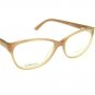 Prescription Eyeglasses Frames Women Beige, Brown Cat-eye 53-15