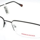 Eyeglasses Linea Rossa Prada PR 51FV DG01O1 Men Black Square