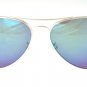 Sunglasses Pepe Jeans Adair PJ5091 C5 Unisex Light Gold Aviator Green Mirrored