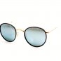 New Original Sunglasses Ray Ban RB 3517 001/30 Unisex Gold, Blue Round
