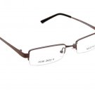Reading Eyeglasses Frames Unisex Silver, Black Square Near Vision 50-18