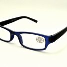 Reading Eyeglasses R59 C +2.50 Unisex Black, Blue Square