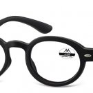 Reading Eyeglasses MR92 BLACK +2.50 Unisex Black Round