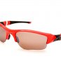 New Original Sunglasses Oakley OO 9009 Flak 03-898 Unisex Red Sport Mirrored