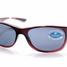 Sunglasses Costa Del Mar PROP POMEGRANATE 48 Unisex Burgundy Polarized 580P