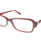 New Original Eyeglasses Vogue VO 2836B 2139 Women Burgundy Square