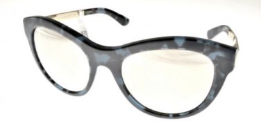 Sunglasses Dolce & Gabbana DG 4243 28876G Women Blue Cat-eye Gold Mirrored