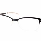 New Eyewear Mykita LANA 122 Unisex Dark Brown, Gold Square No 1