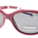 New Original Sunglasses Polaroid Disney D0 401C 5J8 Kid Pink Square Polarized