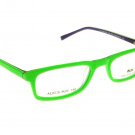 Reading Eyeglasses Frames Unisex Green, Fluo Square 50-21
