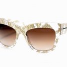 New Sunglasses Dolce & Gabbana Almond Flowers DG 4231 285113 GOLD LACE BROWN