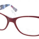 Prescription Eyeglasses Frames Women Burgundy Square 48-16