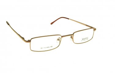 Reading Eyeglasses Frames Unisex Brown Square Near Vision 52-23