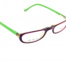 Reading Eyeglasses Frames Unisex Purple, Green Square Near Vision 53-16