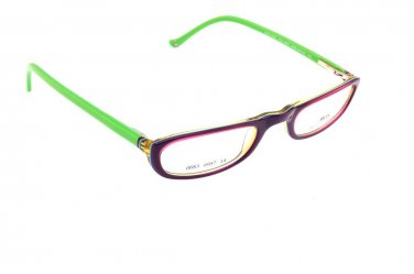 Reading Eyeglasses Frames Unisex Purple, Green Square Near Vision 53-16