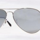 New Original Ray Ban aviator sunglasses RB3025  W3277 58 Large Gray Mirrored