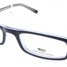Reading Eyeglasses Frames Unisex Blue Square Near Vision 52-21