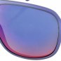 New Original Sunglasses Gucci GG 1091/S 74CCP Men Blue Square Mirrored