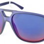 New Original Sunglasses Gucci GG 1091/S 74CCP Men Blue Square Mirrored