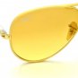 Ray Ban Sunglasses RB3025JM 001/X4 55 YELLOW MELLOW  Aviator