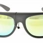 Sunglasses KISS KS1279 black green Unisex Black Square Green Mirrored