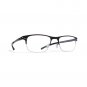 New Original Eyeglasses Mykita JOHN SILVER/BLACK Unisex Silver Square