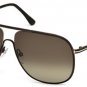 New Original Sunglasses Tom Ford Dominic TF 0451 02B Men Black Square Gradient
