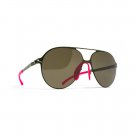 New Original Sunglasses Mykita HANSI F66 Unisex Olive Rawgreen Aviator Gradient