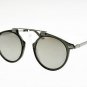 Sunglasses Massada Lust Caution! 3001 SG (seaweed green)  Grey Round Silver
