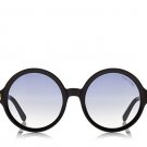 Sunglasses Tom Ford Juliet TF 0369A 01B Women Black Round Gradient