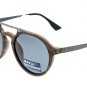 Sunglasses Invu T2618B MATT DARK BROWN WOOD Unisex Brown Round Polarized