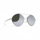 Sunglasses Mykita Maison Margiela MMESSE008 E1/SILVER Unisex Silver Round Silver