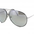 Sunglasses Porsche 8478 B Unisex Silver Aviator Silver Mirrored