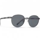 Sunglasses Invu B1601B Satin Gun/Grey Demi Unisex Silver Round Polarized