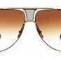 Sunglasses Dita DECADE TWO DRX-2082-B-BLK-GLD Unisex Gold Aviator Gradient