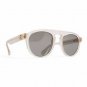 Sunglasses Mykita MMRAW001 816 Raw Champagne Unisex Grey Round Maison Margiela