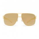 Sunglasses Mykita POLDI F9 Gold 038 Square Gold Mirrored Bernhard Willlheim