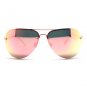 Sunglasses Quay Australia MUSE GOLD/PINK MIRROR Unisex Gold Aviator