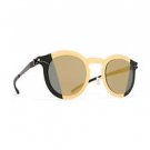 Sunglasses Mykita STUDIO 2.2 056 Women Gold/Black Round Pamir 2 Gold Studio Col