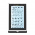 T24AB3 HealthmateForever TENS Unit Electrical Muscle Stimulator Black + 5 Pairs of Pads
