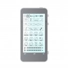 T24AB HealthmateForever TENS Unit Electrical Muscle Stimulator Silver + 4in1 Leads Wire and 1 Pair o