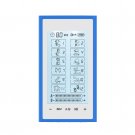 T12AB2 HealthmateForever TENS Unit Electrical Muscle Stimulator Blue in White + 10 Pairs of Pads