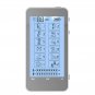 T12AB HealthmateForever TENS Unit Electrical Muscle Stimulator Silver + 5 Pairs of Pads