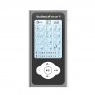 PRO12ABQ HealthmateForever TENS Unit Electrical Muscle Stimulator Silver + 2 Pairs of Pads