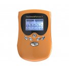 PM10AB HealthmateForever TENS Unit Electrical Muscle Stimulator Orange + 10 Pairs of Pads