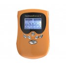 PM10AB HealthmateForever TENS Unit Electrical Muscle Stimulator Orange + 5 Pairs of Pads