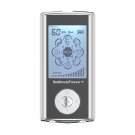 HM8ML HealthmateForever TENS Unit Electrical Muscle Stimulator Silver + 10 Pairs of Pads