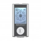 HM8ML HealthmateForever TENS Unit Electrical Muscle Stimulator Silver + 2 Pairs of Pads